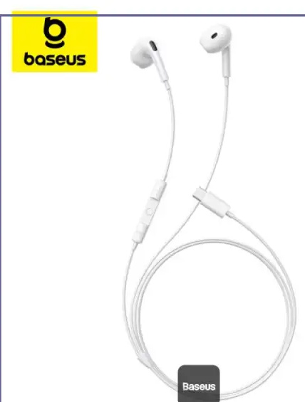 هندزفری سیمی تایپ سی بیسوس Baseus Encok CZ19 USB-C Wired Earphones (E)