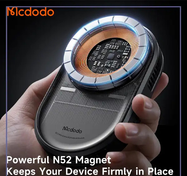 هولدردریچه کولری و شارژ وایرلس مک دودو Mcdodo MagQ Ultra Qi2 CH-8400 (E)