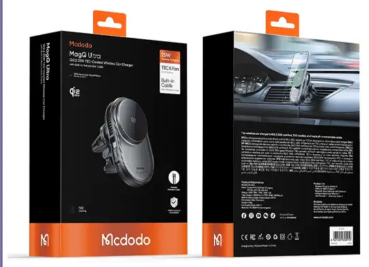هولدردریچه کولری و شارژ وایرلس مک دودو Mcdodo MagQ Ultra Qi2 CH-8400 (E)