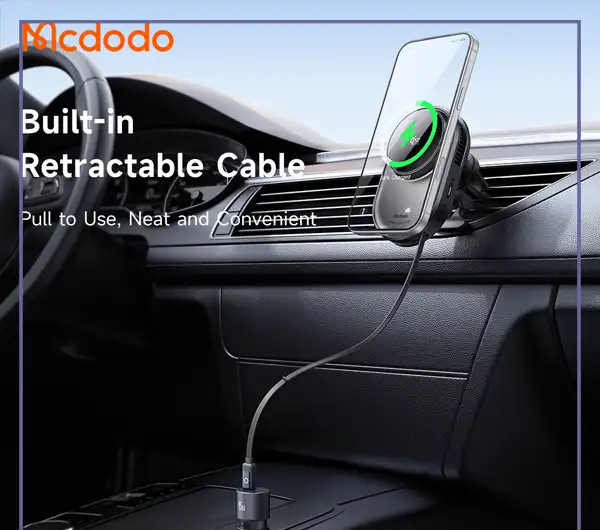 هولدردریچه کولری و شارژ وایرلس مک دودو Mcdodo MagQ Ultra Qi2 CH-8400 (E)