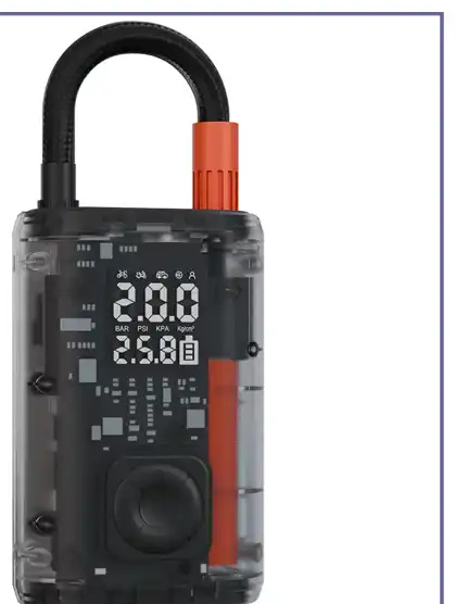 پمپ باد شارژی پرودو Porodo Vyrox Car Tire Inflator PDGA05BK (E)