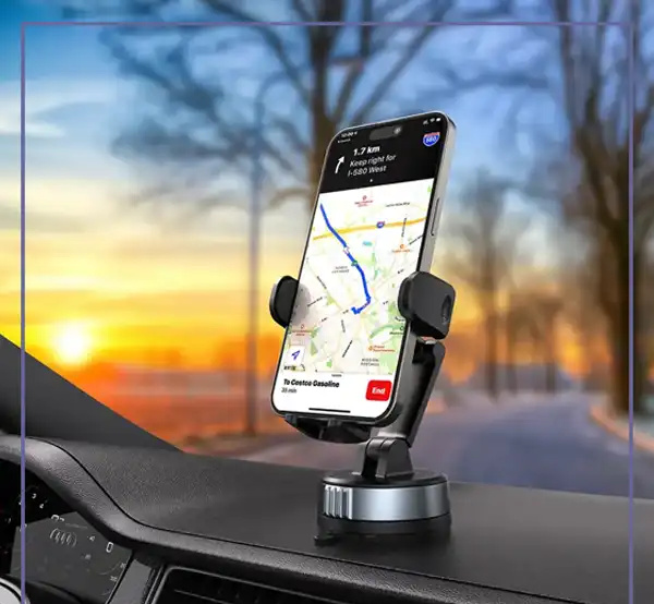 هولدر رو داشبوردی پرودو Porodo Robson Cradle Suction Phone Holder PDH6SS02BK (E)