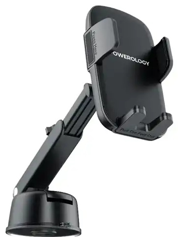 هولدر رو داشبوردی پاورولوژی Powerology Raven Auto-Clamping Car Phone Mount PWRLX08BK (E)
