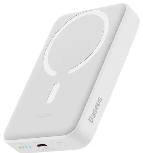 پاور بانک 10000 وایرلس 15 وات و تایپ سی 30 وات بیسوس Baseus PPCXM1030 Magnetic Mini Power Bank (E)