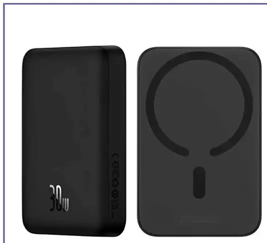 پاور بانک 10000 وایرلس 15 وات و تایپ سی 30 وات بیسوس Baseus PPCXM1030 Magnetic Mini Power Bank (E)