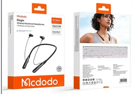 هدفون هندرفری گردنی مک دودو  Mcdodo Elegio Wireless Neckband Headphones HP-894 (E)