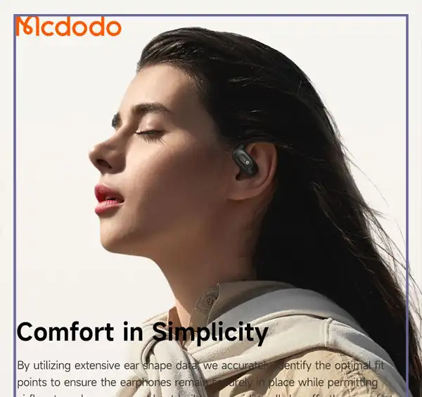 هندزفری القایی مک دودو Mcdodo Air O2 Open-Ear True Earbuds HP-805 (E)