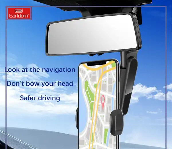 هولدر آینه وسط خودرو ارلدم Earldom Car Rearview Mirror Phone Holder EH178 (E)