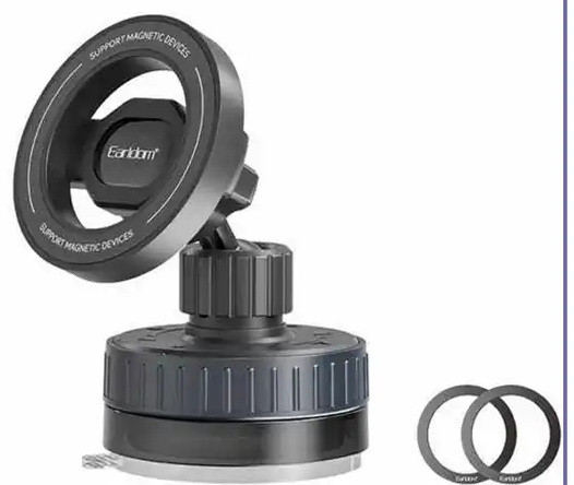 هولدر مگنتی وکیومی ارلدم Earldom agnet Suction Cup Phone Holder EH308 (E)