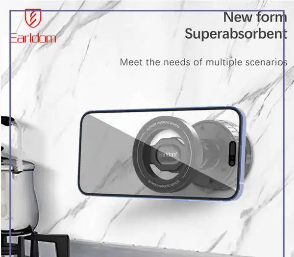 هولدر مگنتی وکیومی ارلدم Earldom agnet Suction Cup Phone Holder EH308 (E)