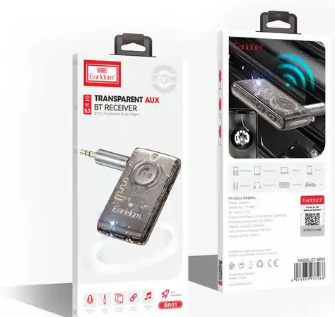 گیرنده بلوتوثی ارلدم Earldom Transparent AUX BT Reseiver ET-BR01 (E)