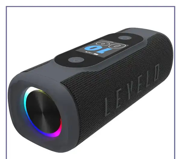 اسپیکر بلوتوثی لولو Levelo Bassbeat Portable Speaker LVLBASSBSPKRBK (E)