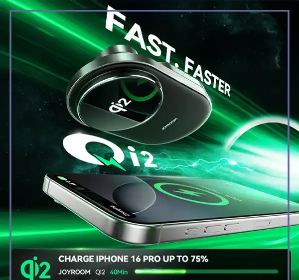 هولدر و شارژر وایرلس جویروم JR-W17 3-in-1 Wireless Charger (E)