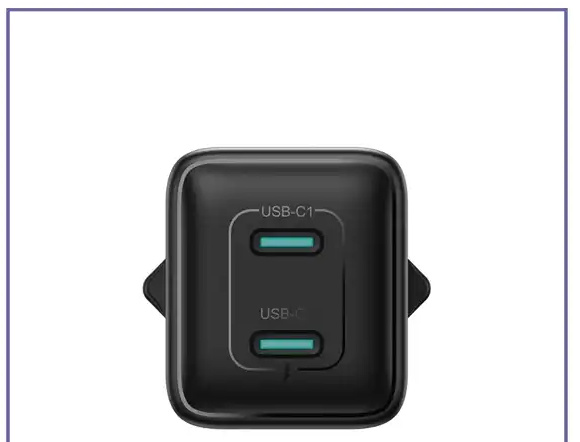 آداپتور شارژ دو پورت تایپ سی 45 وات جویروم Joyroom Super Fast Charger JR-TCG17 (E)