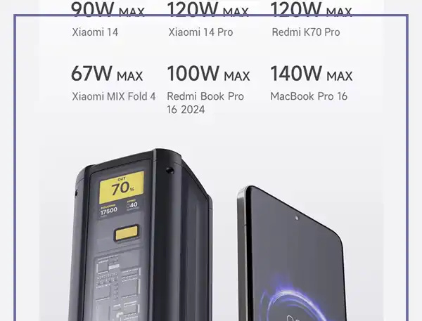 پاوربانک 212 وات 25000 شیائومی Xiaomi HyperCharge Power Bank P03MI (E)