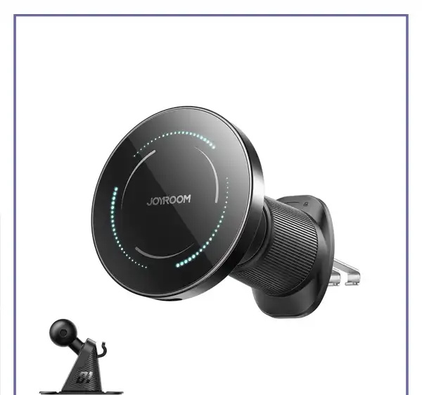 هولدر دریچه کولری و رو داشبوردی وایرلس مگنتی جویروم Joyroom Holder JR-ZS502 (E)