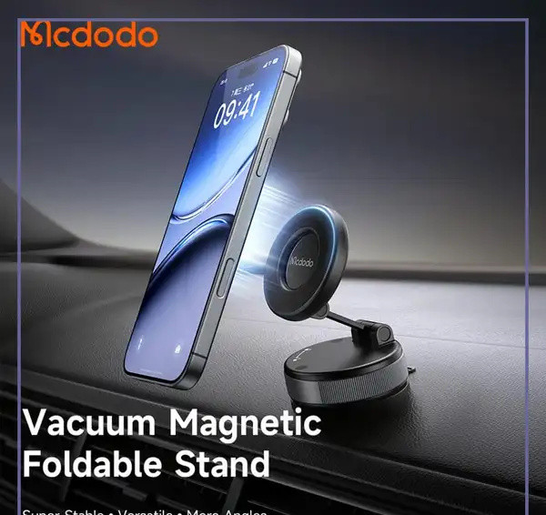 هولدر وکیومی مگنتی تاشو موبایل مک دودو MCDODO TB-8540 CarGO Car Phone Holder (E)