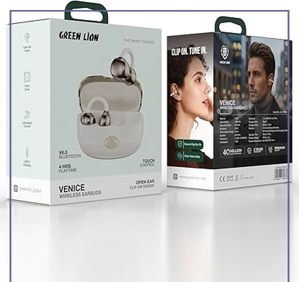 هندزفری بیسیم گرین لاین Green Lion Venice Wireless Earbuds GNVENBUD88BG (E)