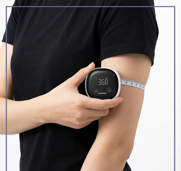 متر نواری هوشمند بدن پرودو Porodo METRICE Smart Body Measure Tape With Bluetooth PDER30 (E)