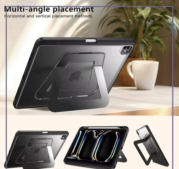 کاور آیپد پرو با پایه کوتسی Coteci Case ipad Pro 11″ 2024 ip-119 (E)