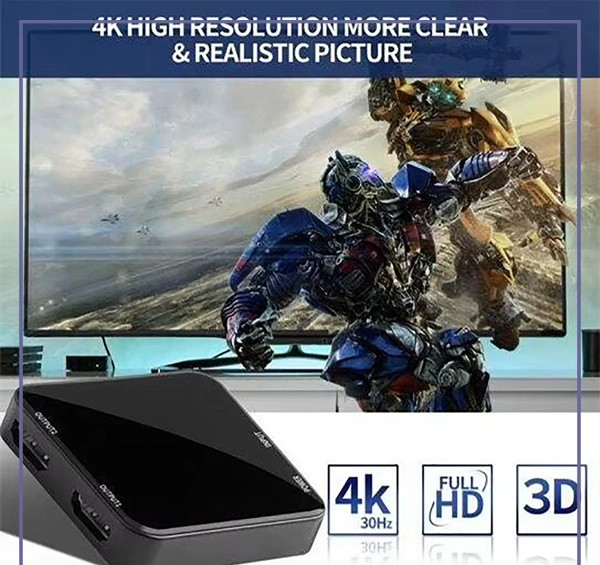 مبدل و سوئیچ 1به2 HDMI کوتسی Coteci HDMI Splitter Adapter OF-037 (E)