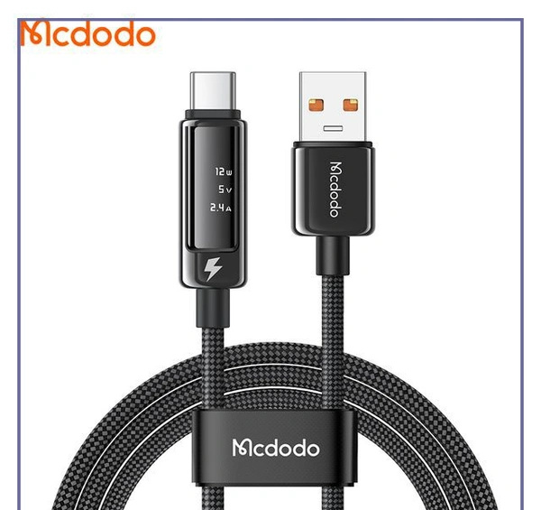 کابل شارژ تایپ سی 6 آمپر مک دودو Mcdodo Cab Vision 1.2m 6A CA-8870 (E)