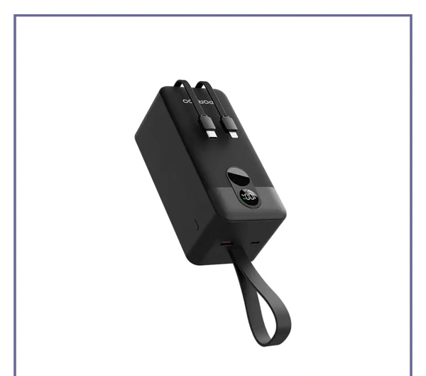 پاوربانک 50000 به همراه کابل متصل پرودو Porodo 50000mAh Power Bank PDPBFCH061 (E)