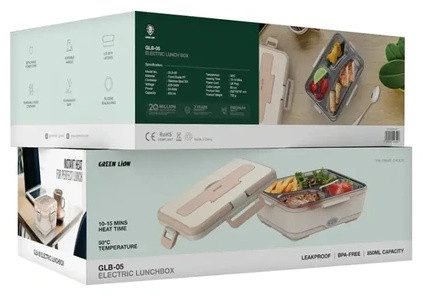 ظرف غذای برقی گرین لاین Green Lion GLB-05 Electric Lunchbox GNELB850ML (E)