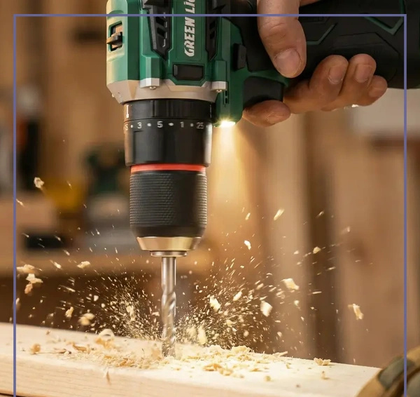 دریل چکشی شارژی گرین لاین Green Lion GD-15 Hammer Drill GNGD15D18V (E)
