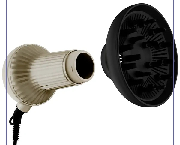 سشوار و حالت دهنده مو پرودو Porodo Hair Diffuser and Dryer PDLFST593BKGD (E)
