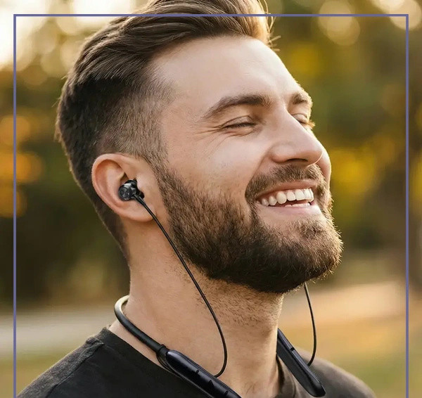 هندزفری بلوتوثی گردنی پرودو Porodo Soundtec Neckband PDMT30BK (E)