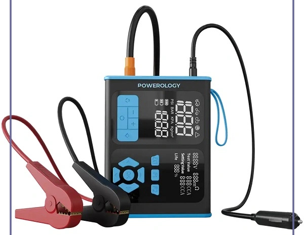 پاوربانک جامپ استارات و پمپ باد پاورولوژی Powerology Power Bank & Jump Starter PPBCHA95BKBU (E)