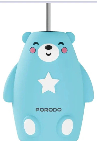 مسواک برقی سیلیکونی مخصوص کودکان پرودو PORODO 2 IN 1 TOOTH BRUSH PDLFSTZ2UBU (E)