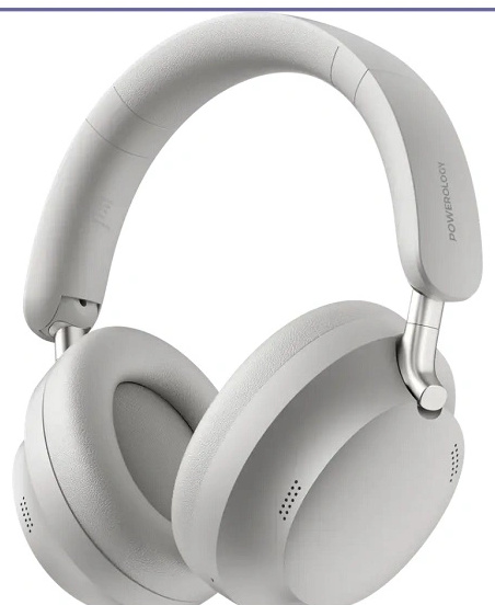 هدفون بلوتوثی پاورولوژی POWEROLOGY SOLIV HYBRID ANC+ENC PW1037 (E)