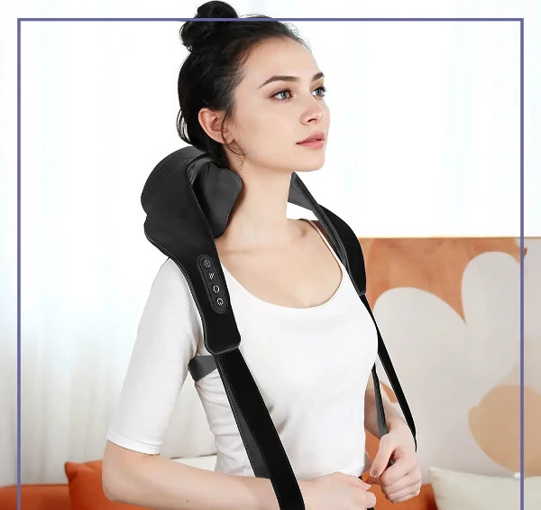 ماساژور چهاربعدی گردن و شانه گرین لاین GREEN LION 4D KNEADING MASSAGE GNNSHMSSRBK (E)