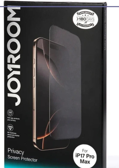 گلس حریم شخصی آیفون 17 پرومکس جویروم JOYROOM iPhone 17 Pro Max JR-MQS0616 (E)