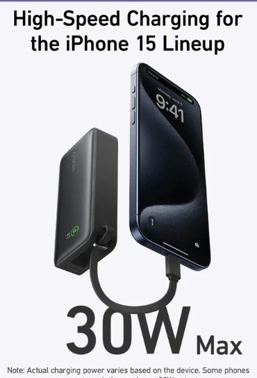 پاوربانک 30 وات 10000 انکر Anker Nano A1259 Power Bank (E)
