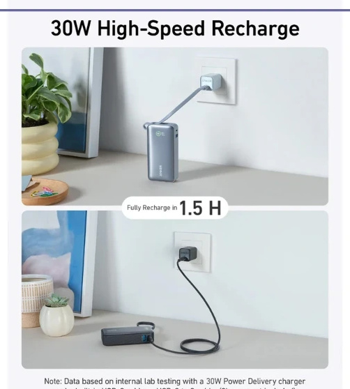 پاوربانک 30 وات 10000 انکر Anker Nano A1259 Power Bank (E)