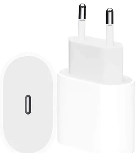 شارژر 20وات اورجینال اپل دو پین Apple 20W USB-C Power Adapter A2347 (E)