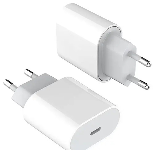 شارژر 20وات اورجینال اپل دو پین Apple 20W USB-C Power Adapter A2347 (E)