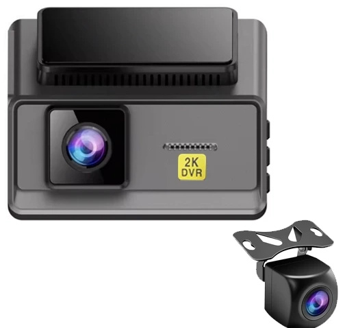 ثبت وقایع دو دوربین خودرو استیلاک 2K با رابط ACC مدل Stelock Q8 (E)