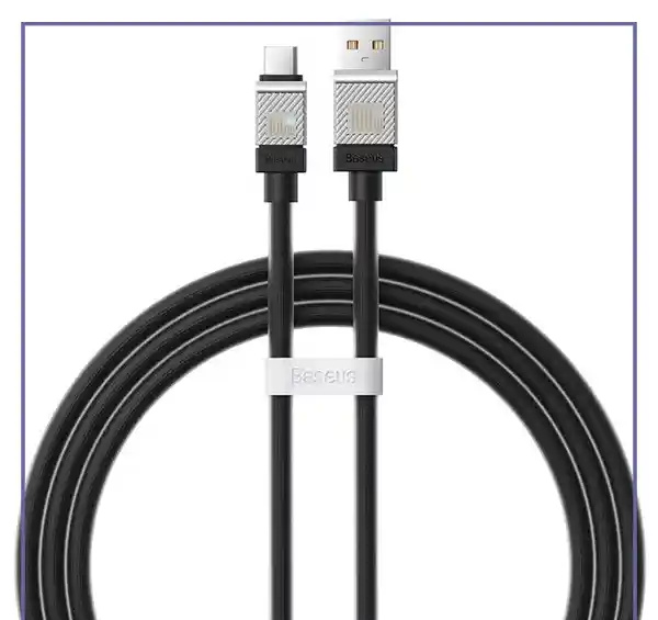 کابل شارژ 100 وات تایپ سی فست بیسوس Baseus CoolPlay Series Type-C CAKW00060 (E)