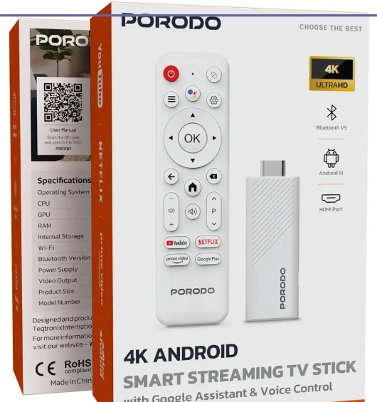 اندروید باکس 4K پرودو PDH313WH (E)