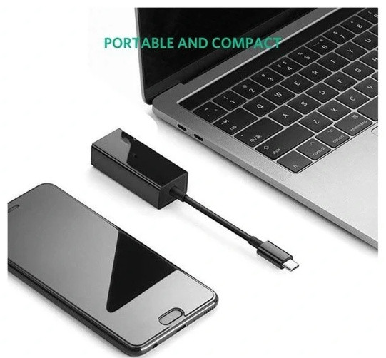 تبدیل USB-C به LAN کوتتسی مدل 100M-83002 (E)