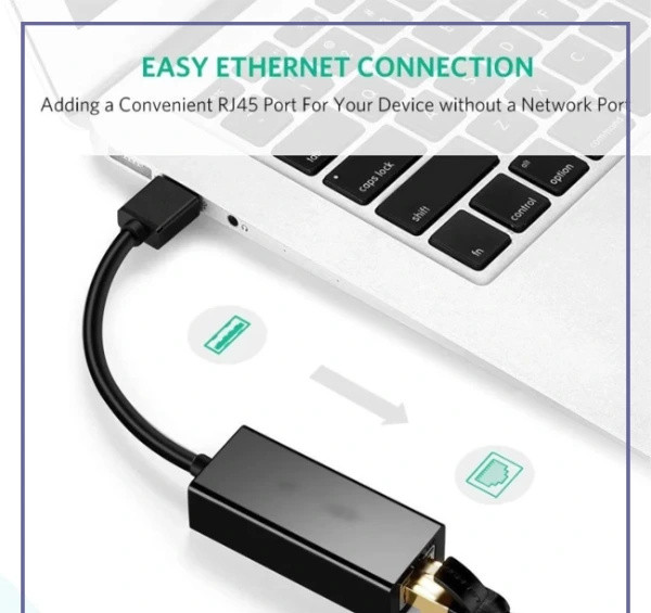 تبدیل USB-A به RJ45 کوتسی 83001-1000M (E)