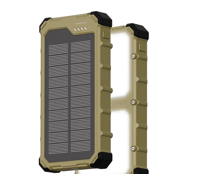 پاور بانک پاورولوژی Powerology Solara 10000mAh Solar Power Bank (G)