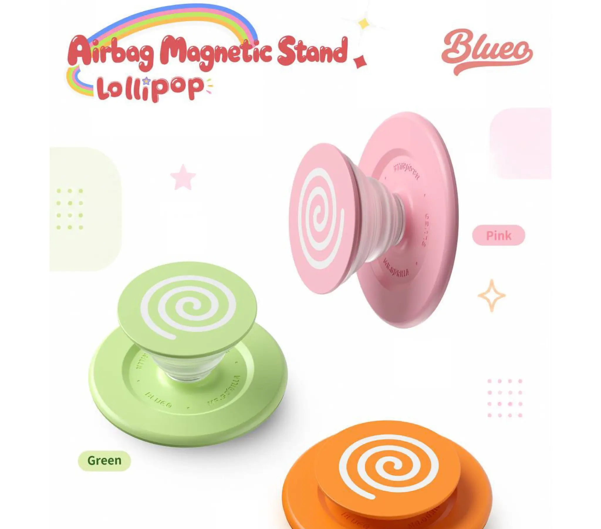 هولدر بلو Blueo Lollipop Dorri Magnetic Grip Phone Holder (G)