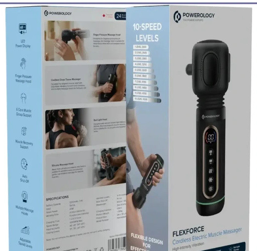 ماساژور شارژی پاورولوژی PWHXRB510BK (E)