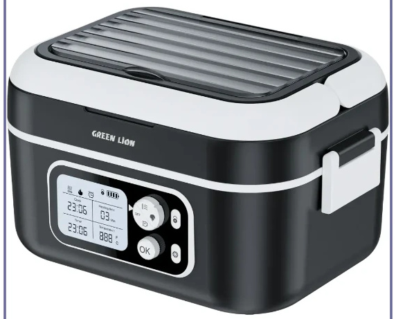 ظرف غذای برقی GLB-35 گرین لاین GNGLB35LBXBK (E)