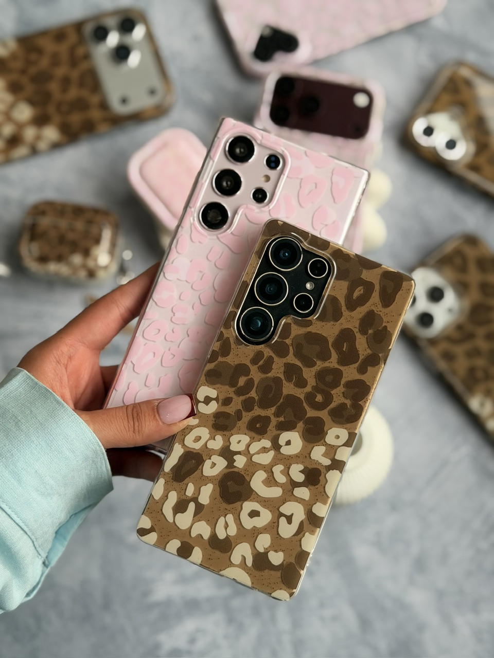 قاب Minimal Leopard سامسونگ و شیائومی (کدC2309) (M)